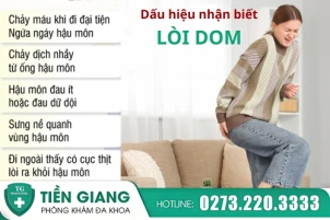 Dấu hiệu lòi dom là gì? Nhận biết sớm để tránh biến chứng nguy hiểm